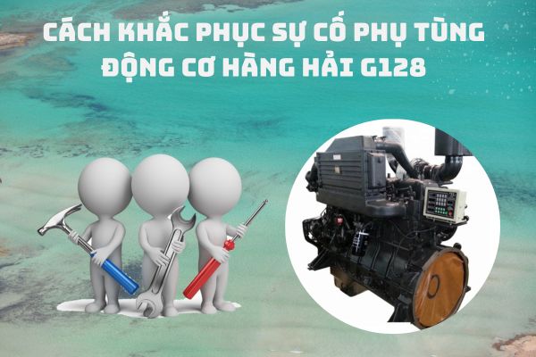 Cách khắc phục sự cố phụ tùng động cơ thủy Weichai G128