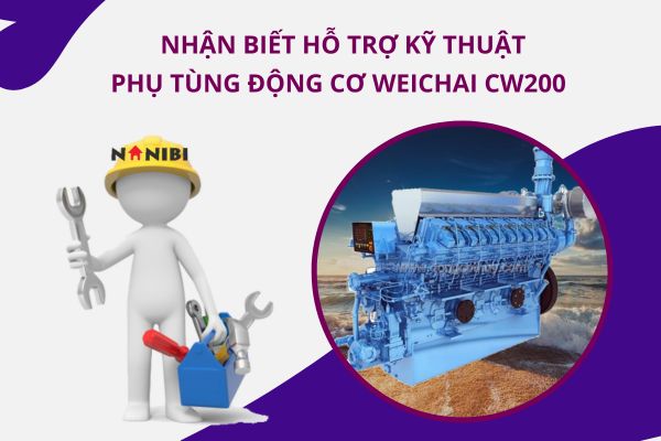 Cách nhận hỗ trợ kỹ thuật cho phụ tùng động cơ hàng hải Weichai CW200